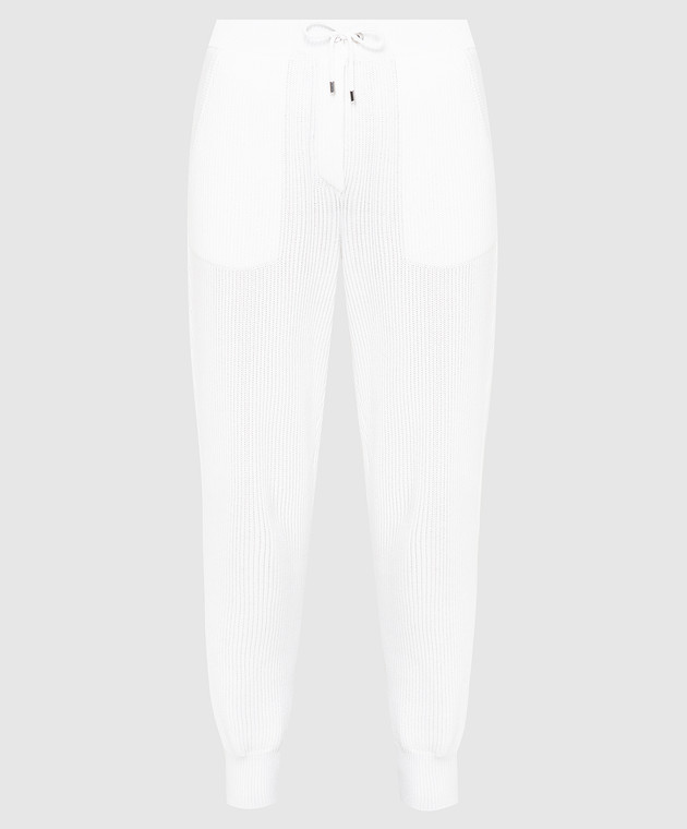 Brunello Cucinelli Белые спортивные брюки M19750399