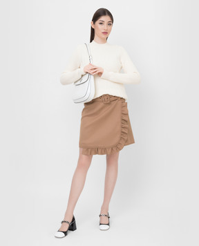 Prada Спідниця на запах із оборкою P154OH1S21