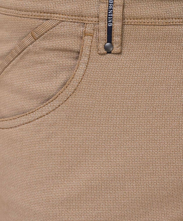 Florentino Бежевые брюки 120577019704 изображение 5