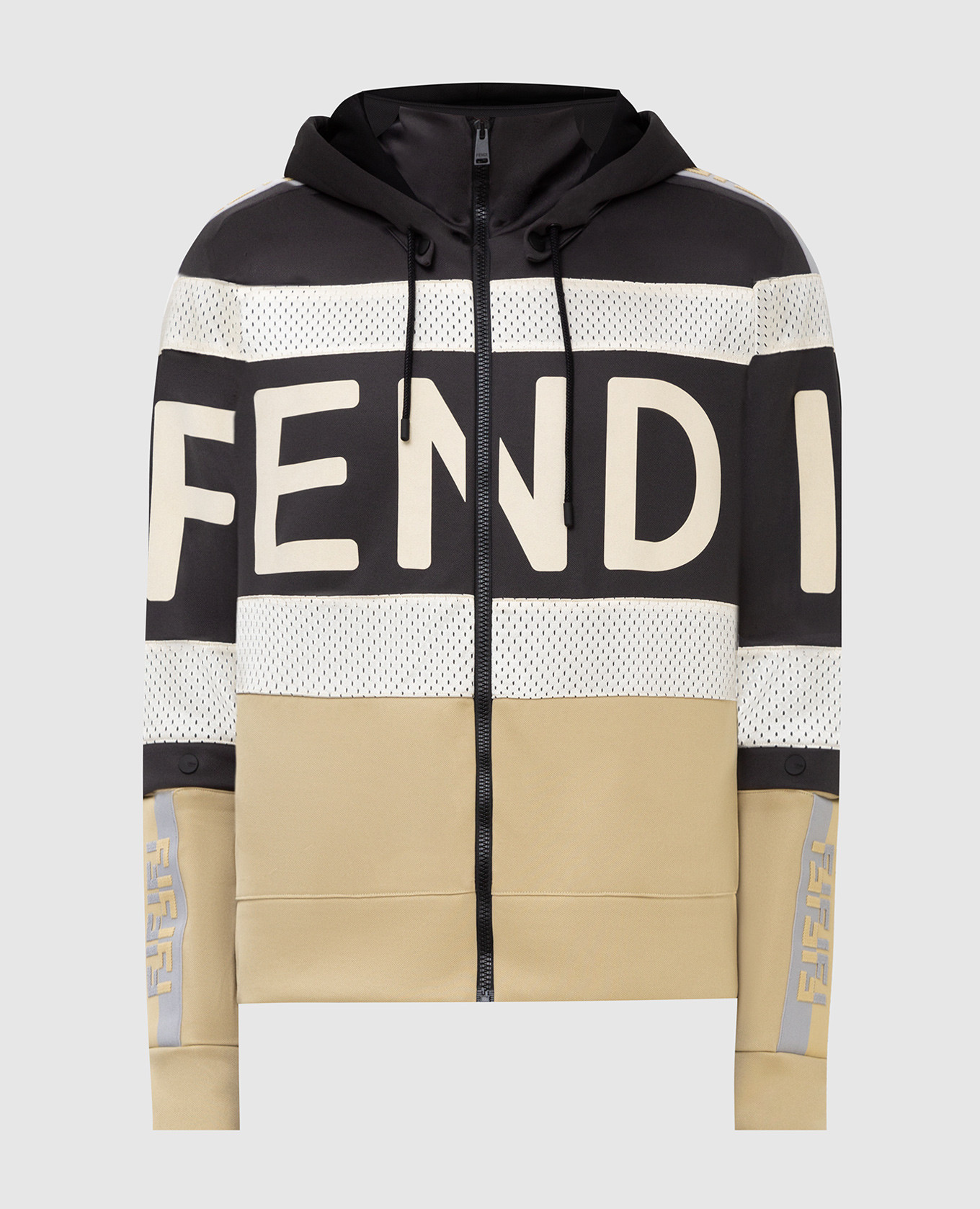 

Спортивная кофта с логотипом Fendi, Тёмно-серый, Спортивные кофты