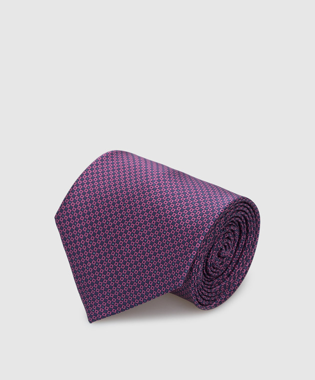 Stefano Ricci Рожевий краватку в візерунок патерн CXDD41076