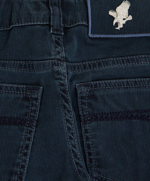 Stefano Ricci Дитячі вельветові джинси YFT7405010K604 зображення 3