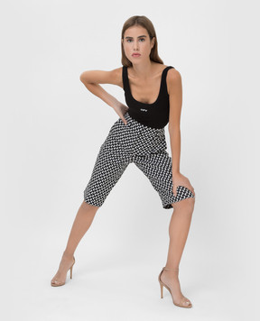 Off-White Бермуды в узор Pop OWCA110F21FAB002