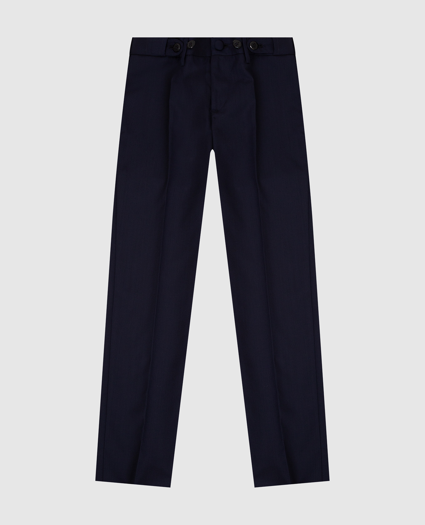 

Детские синие брюки из шерсти, Синий, Повседневные брюки casual