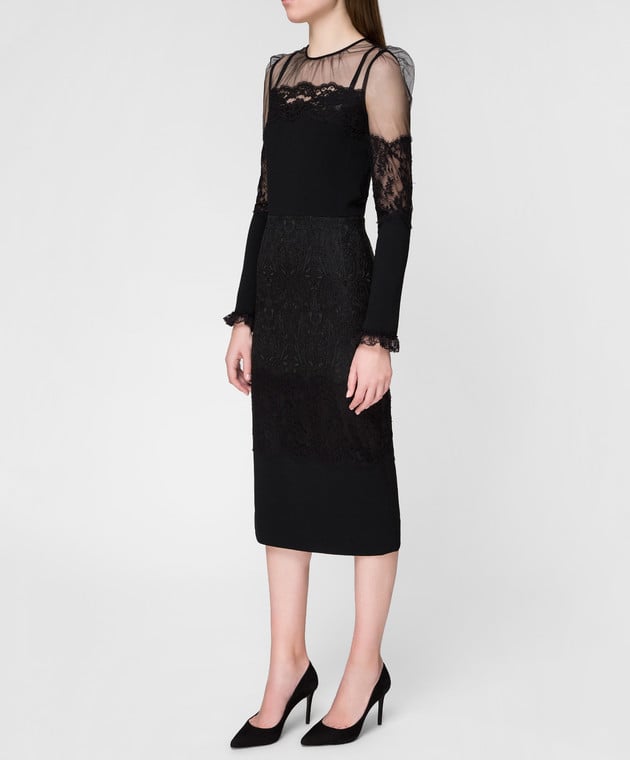 Dolce&Gabbana Чорне плаття F6C4XTGDL46 зображення 3