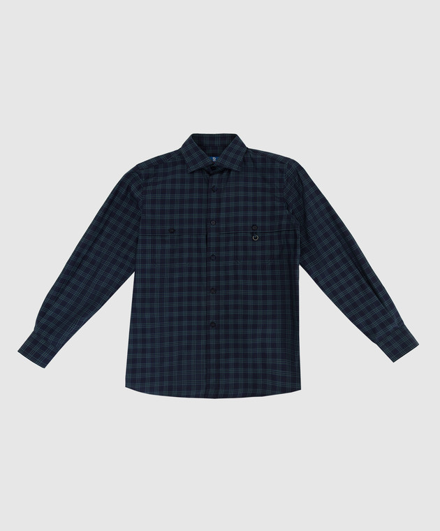 Stefano Ricci Children's checkered shirt YC005636LJ2030