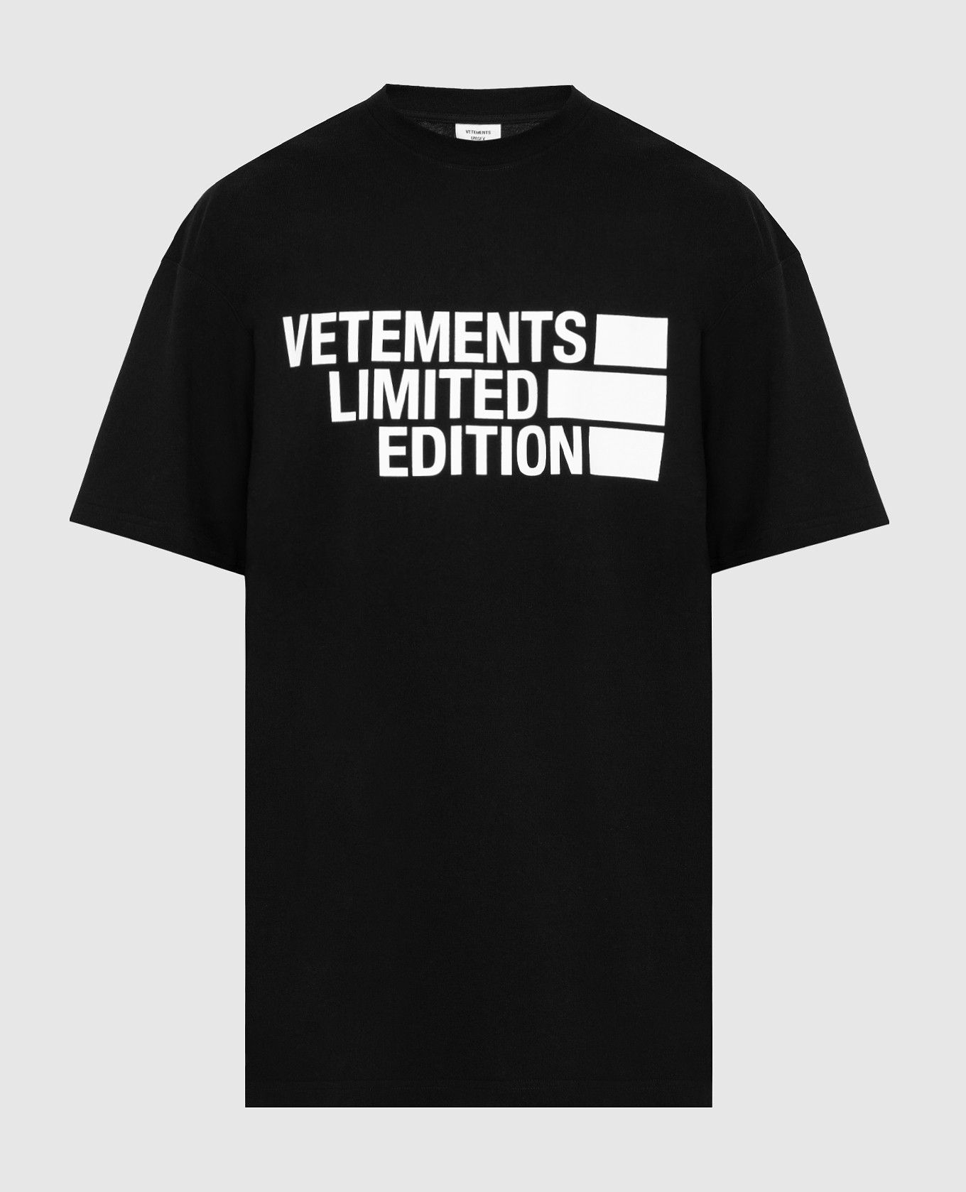 

Черная футболка Vetements, Черный, Футболки