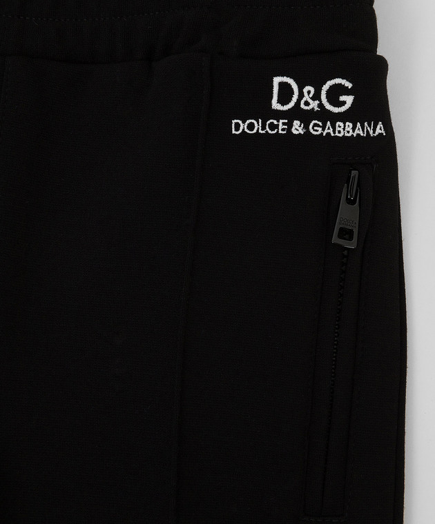 Dolce&Gabbana Дитячі спортивні брюки з вишивкою L5JP7YG7BHU46 зображення 3