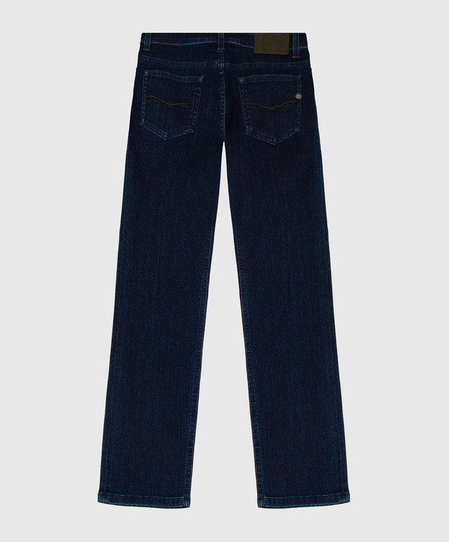 Stefano Ricci Children's dark blue jeans YFT0301010C16BL image 2