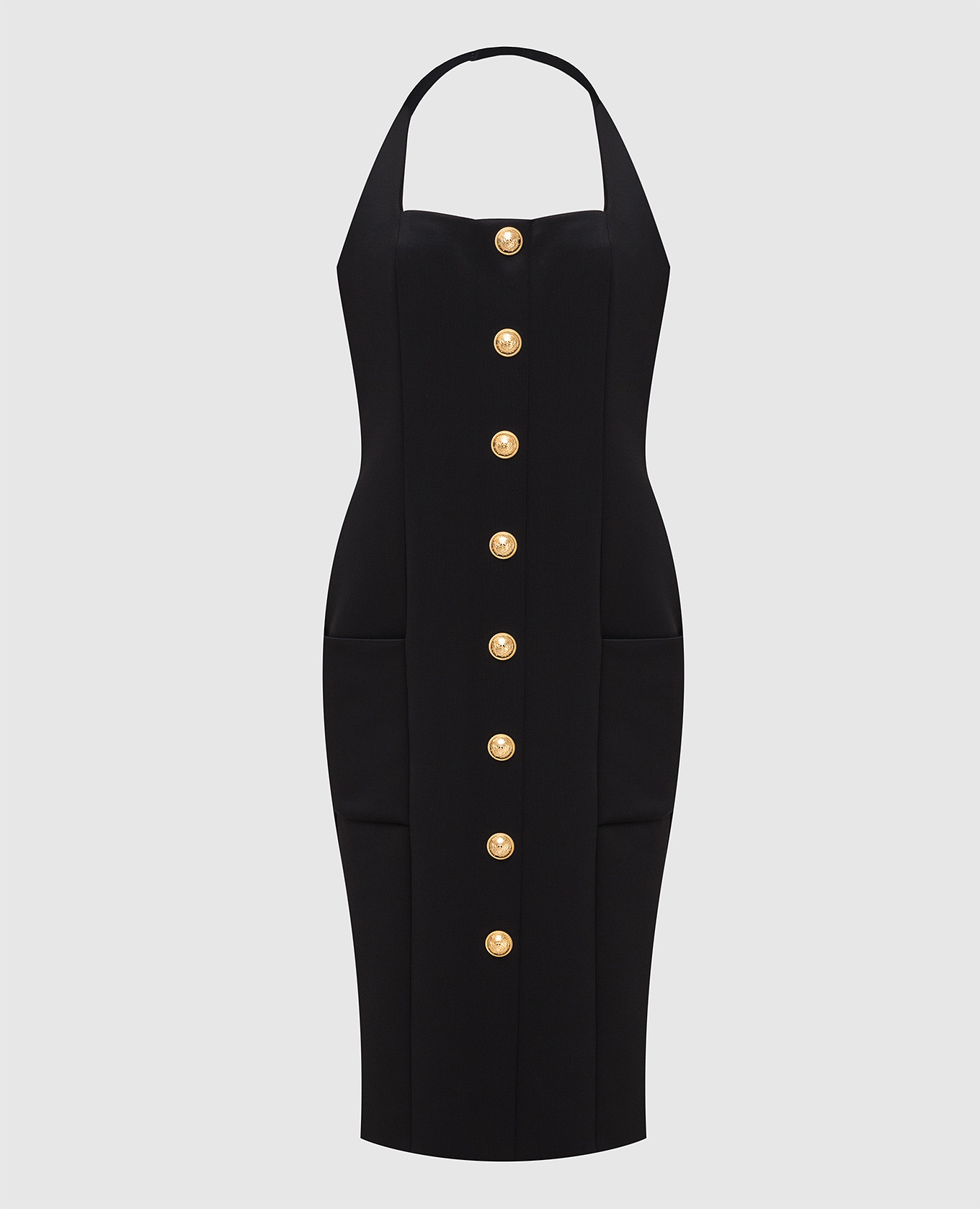 

Платье с открытой спиной Balmain, Черный, Платья Мини