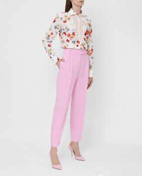 Ermanno Scervino Розовые брюки D366P302UKF