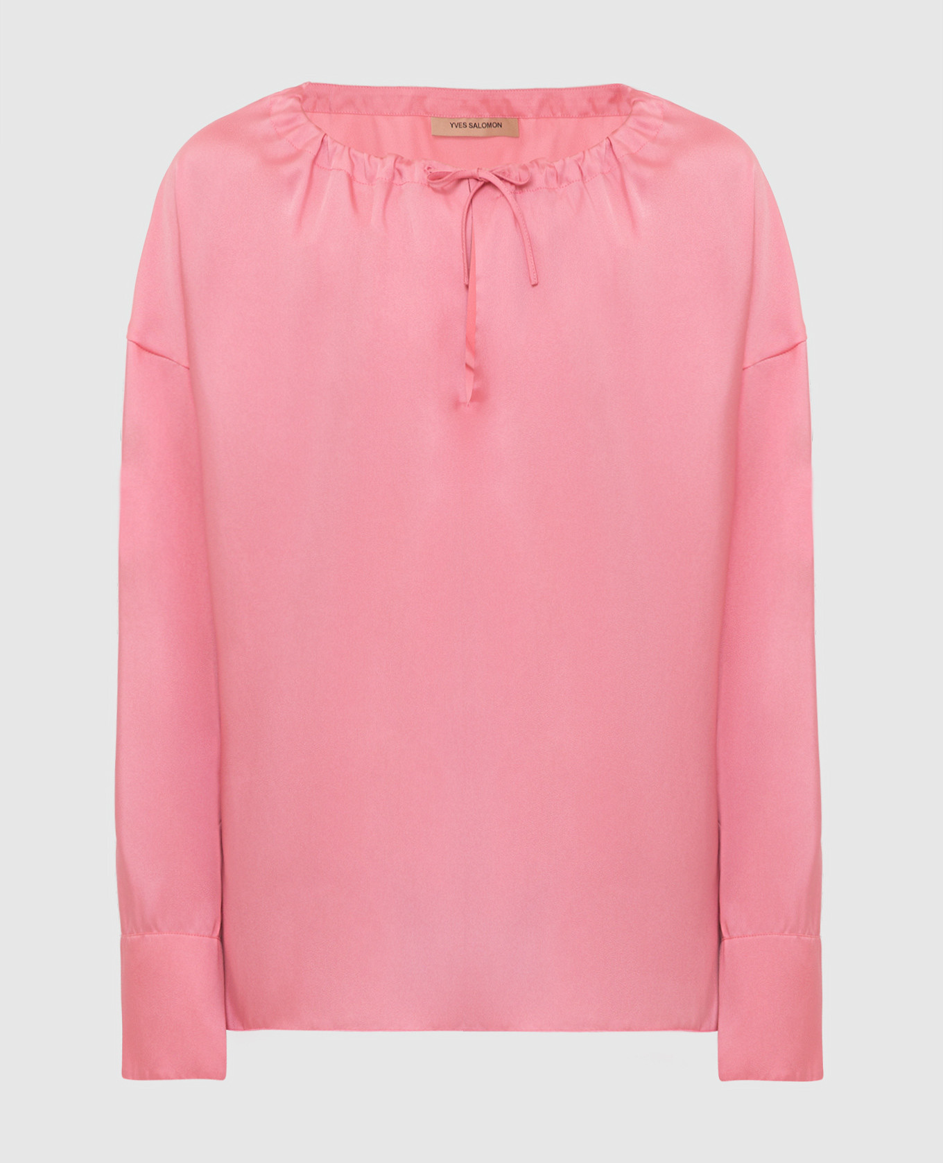 Розовая блуза