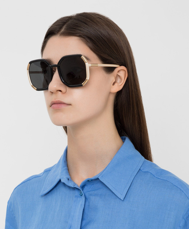 Prada Солнцезащитные очки Decode с контрастными вставками PR20XS02F5S058 изображение 2