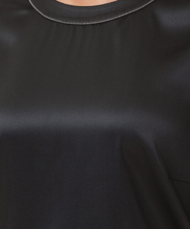 Peserico Шовкова блуза з ланцюжками S06781J0E2372 зображення 5