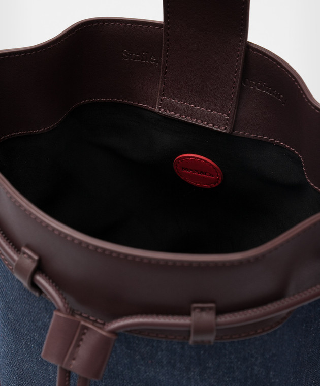Max & Co Джинсовая сумка Revival с кожаными вставками REVIVAL изображение 4