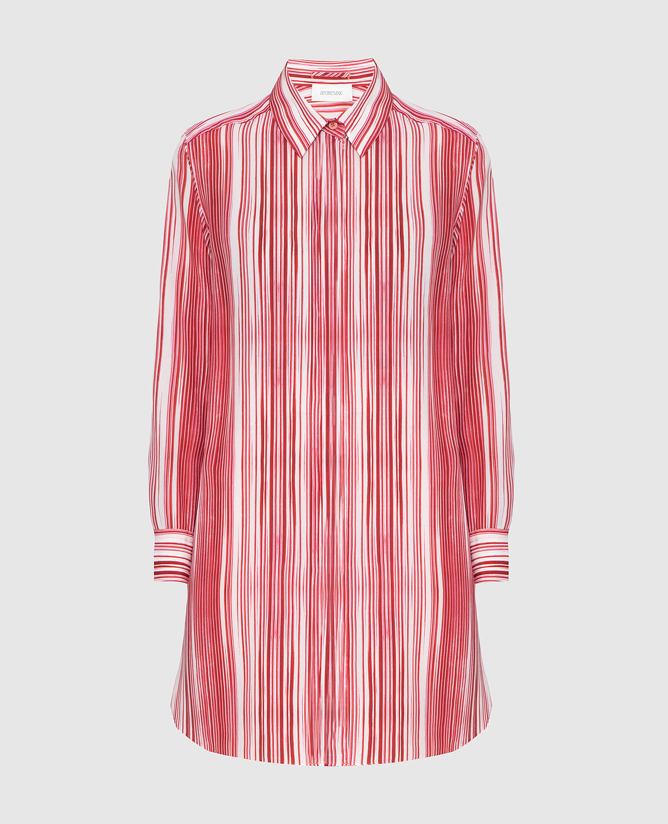 

Красная рубашка из шелка, Красный, Рубашки