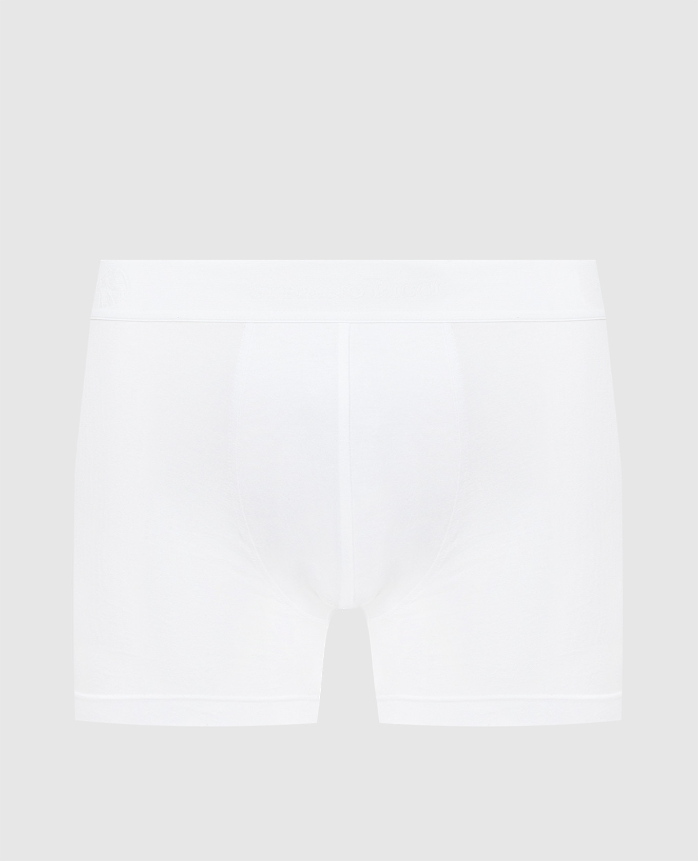 White logo boxer shorts