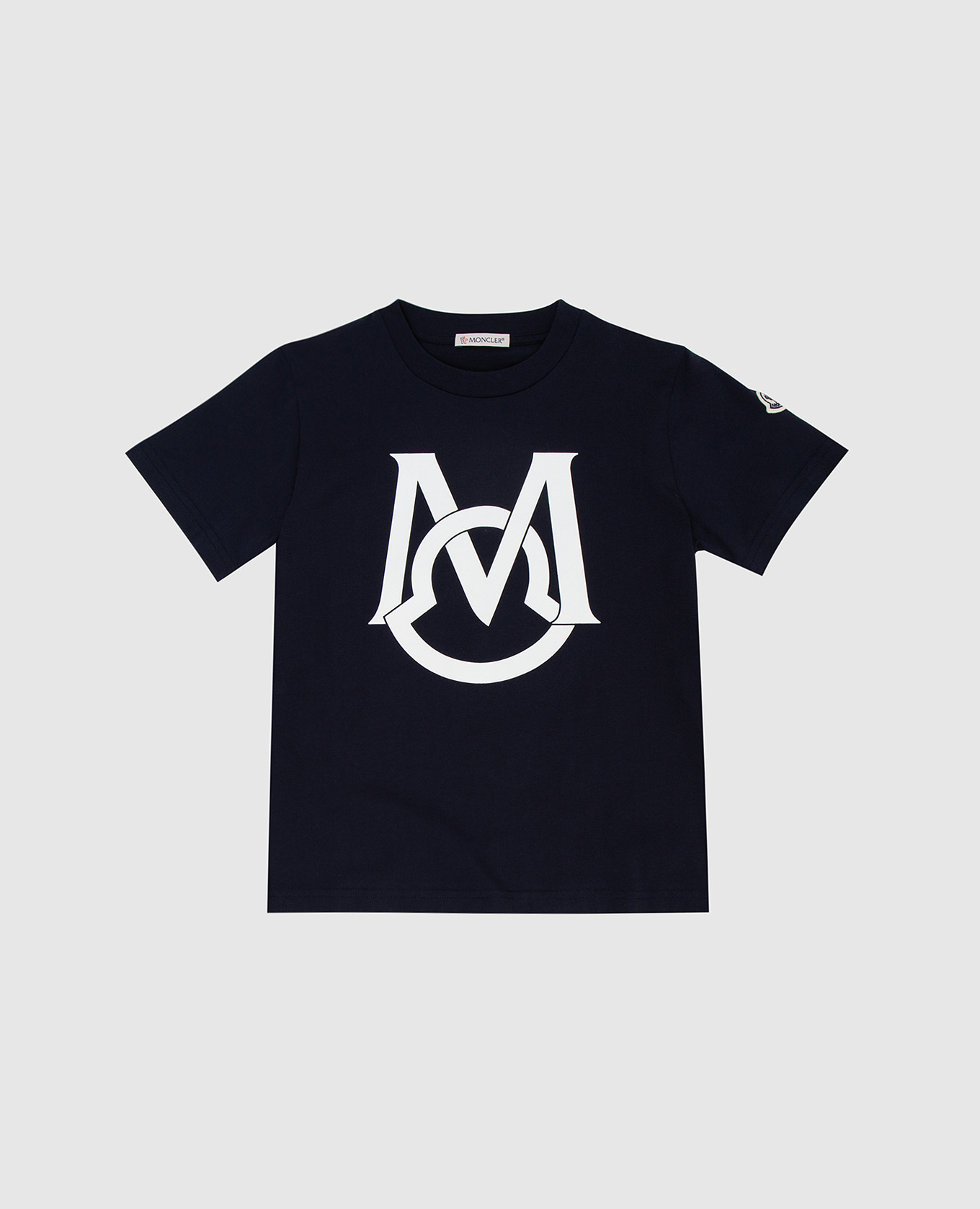 

Детская темно-синяя футболка Moncler ENFANT, Тёмно-синий, Футболки