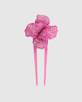 Alexandre De Paris Розовая шпилька для волос AcapulcoJungle AFCH1549102