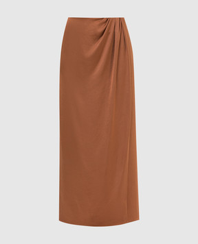The Andamane Бронзовая юбка миди Gabrielle с разрезом T110302ATNP167