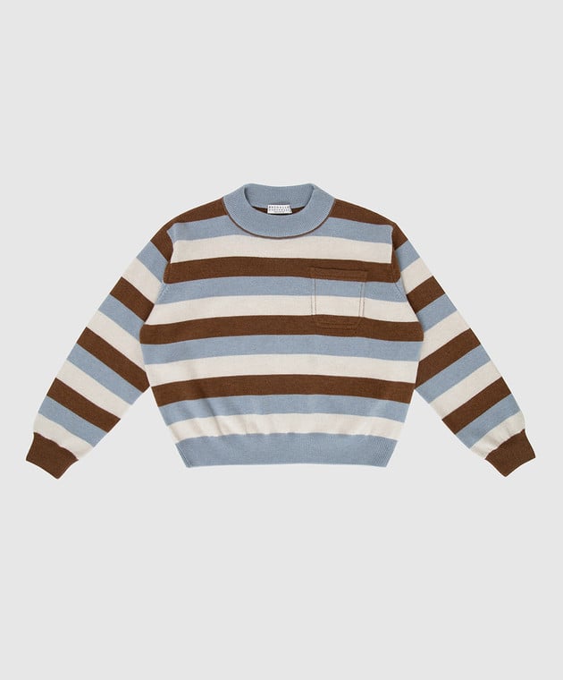Brunello Cucinelli Детский свитер в полоску B16M15010C