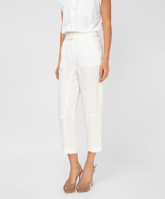 Twinset Light beige trousers PS72XD image 3
