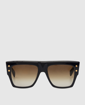 Balmain Квадратные солнцезащитные очки B-I BPS100E56