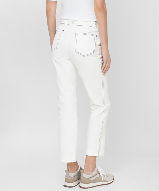 Loro Piana Белые джинсы FAL6369 изображение 4