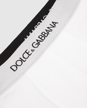 Dolce&Gabbana Дитячий набір білих трусиків-боксерів з логотипом L4J701G7OCT