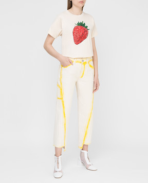Lanvin Світло-бежеві джинси RWTR503K4393