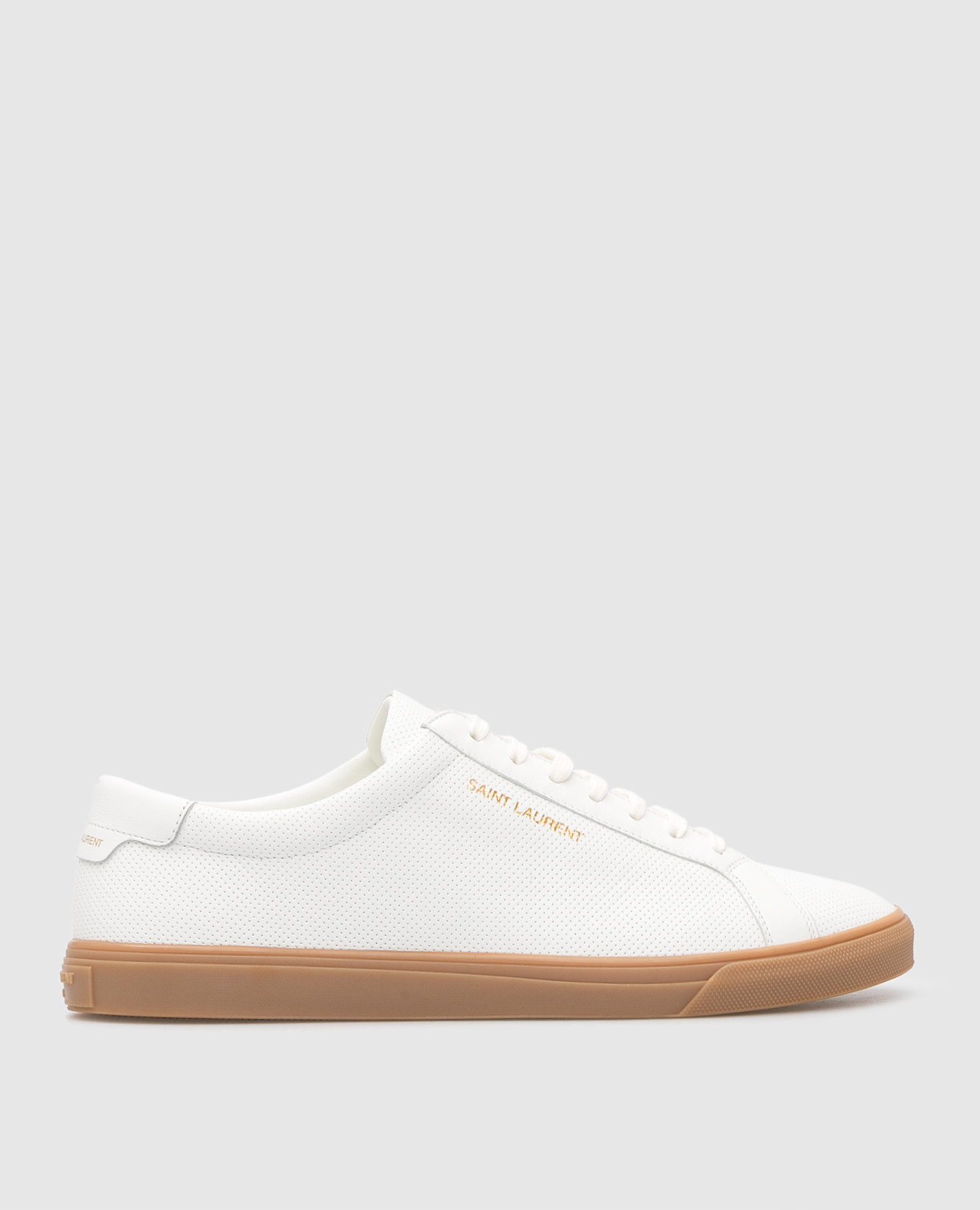 

Белые кожаные сникеры, Белый, Кроссовки