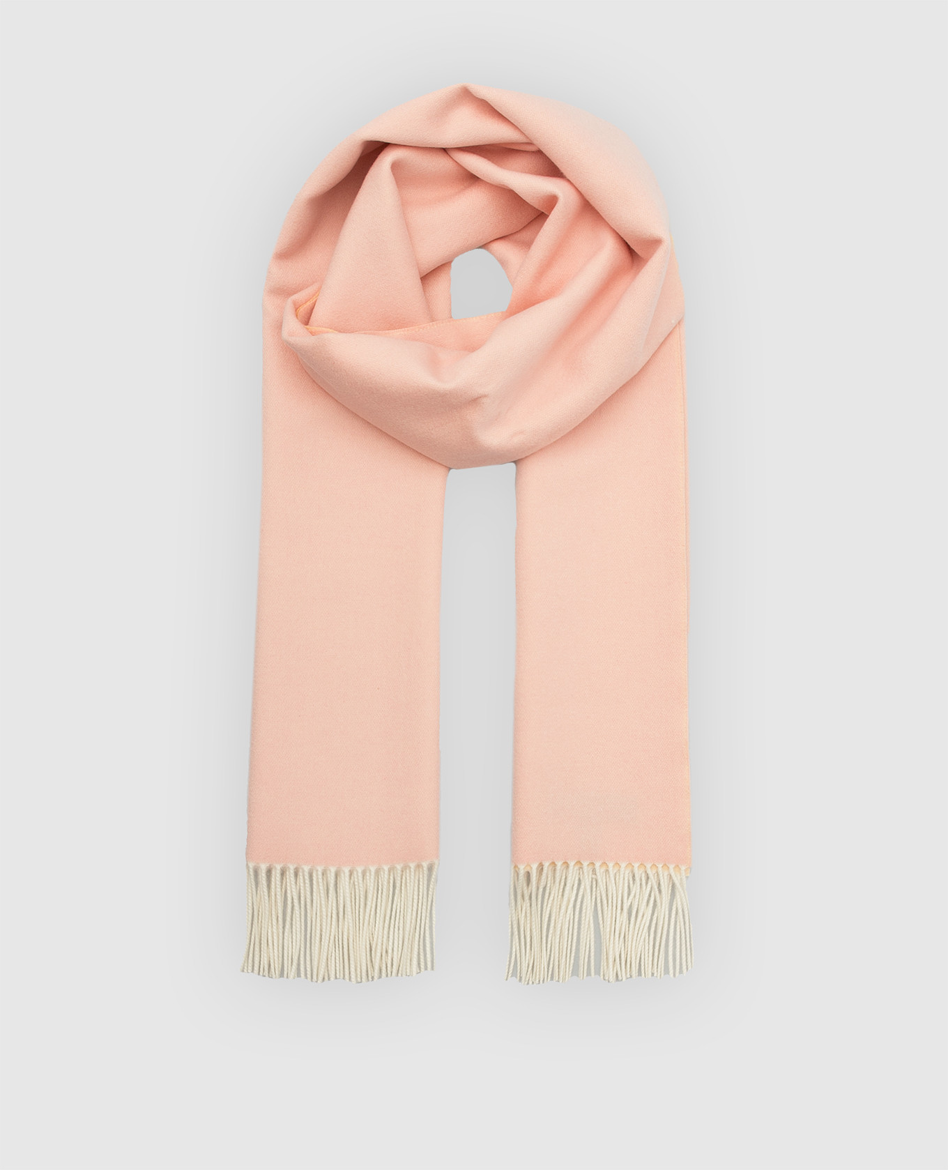 Розовый шарф из кашемира