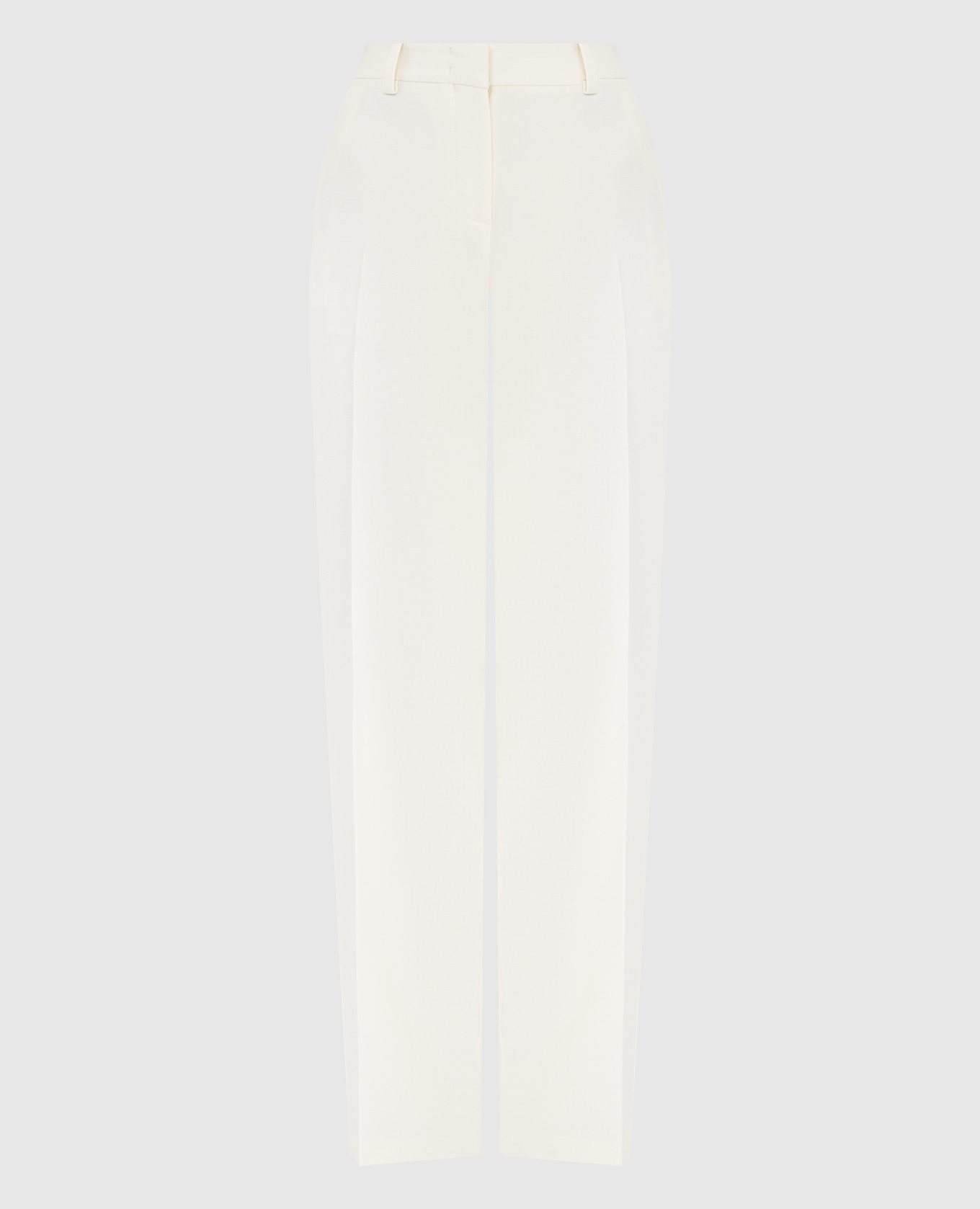 Ermanno Scervino Светло-бежевые брюки из шерсти D396P704OOU