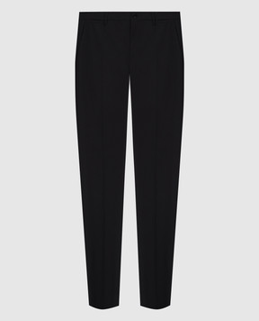 Dolce&Gabbana Черные брюки из шерсти GY10MTFUBEC