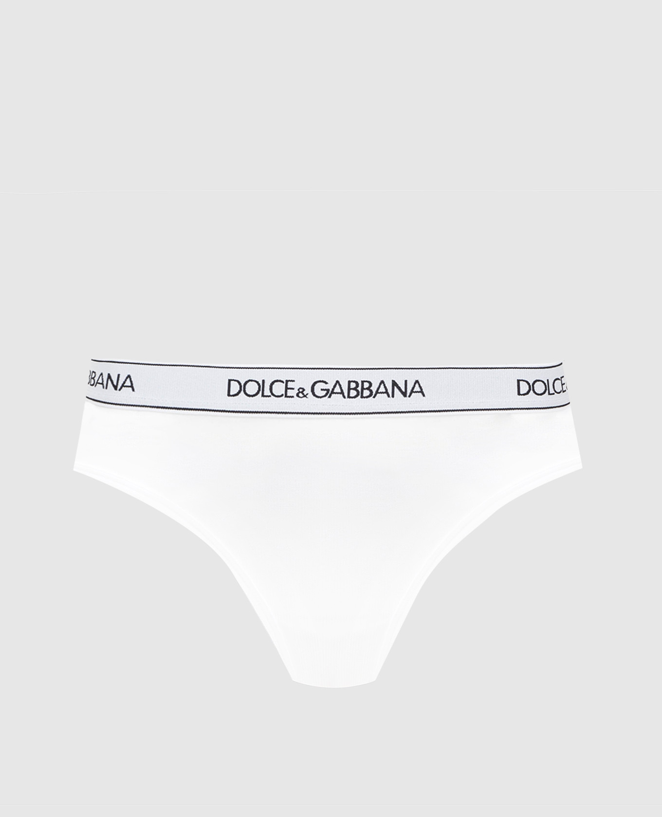 

Белые трусики с узором логотипа Dolce&Gabbana, Белый, Трусики