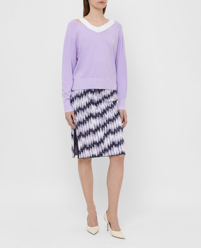 Max Mara Sportmax Фиолетовая юбка TRAU