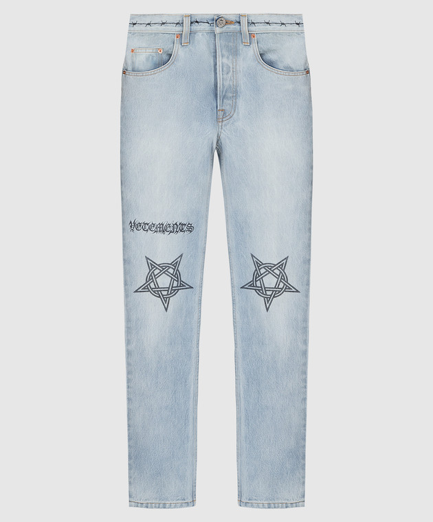 Vetements Gothic print jeans WA52PA580B buy with Sweden delivery at Symbol