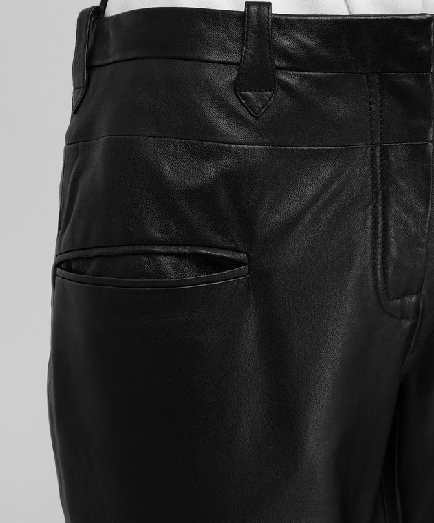 Altuzarra Черные кожаные брюки 318612796 изображение 5