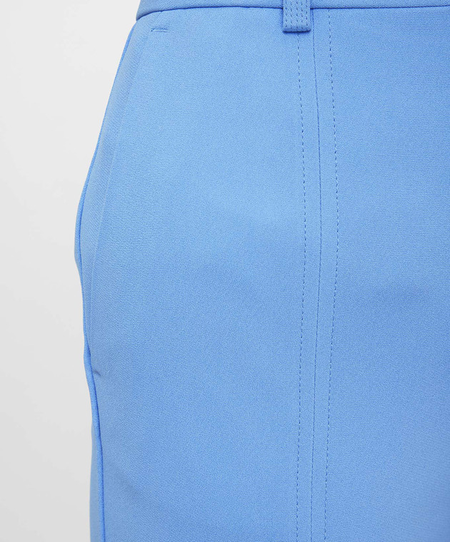 Victoria Beckham Блакитні штани TRSLM2809 зображення 5