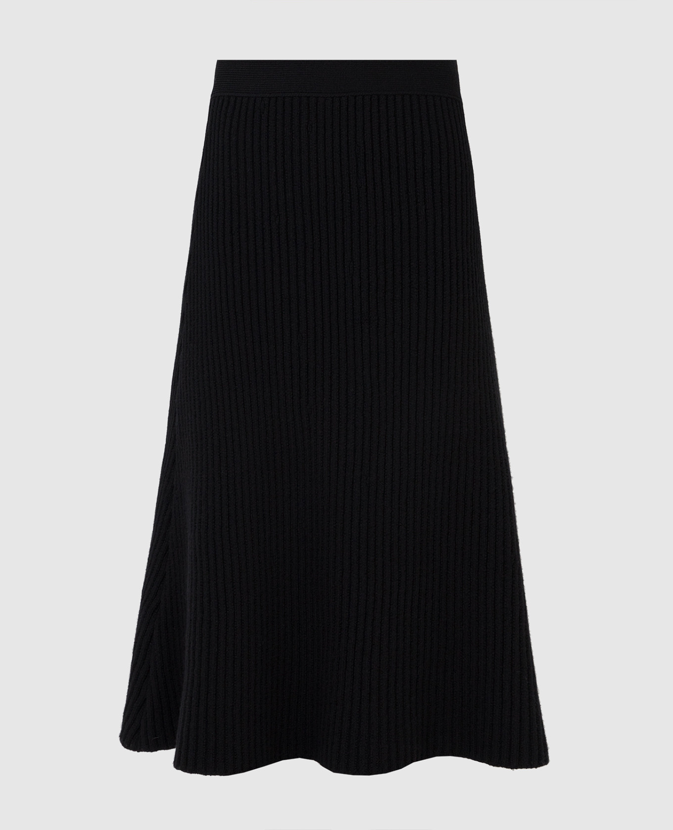 Черная юбка из шерсти Bottega Veneta