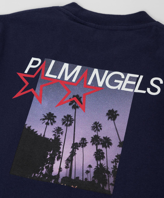 Palm Angels Детская футболка с принтом Palm Night Sky PBAA003F21JER001 изображение 3