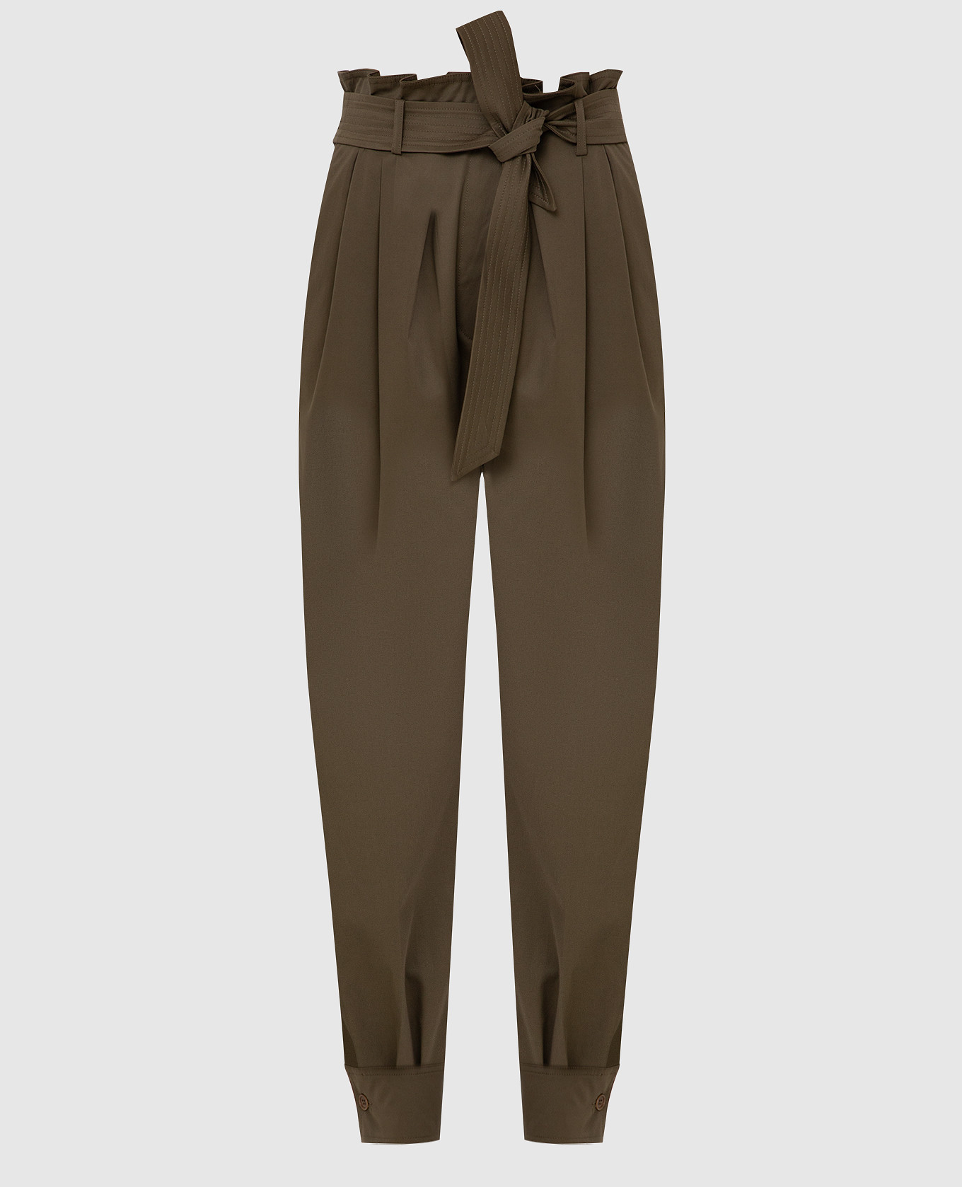 

Брюки-бананы Eburnea Max Mara, Хаки, Повседневные брюки casual