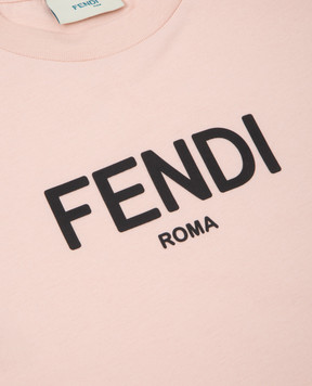 Fendi Дитяче рожеве плаття JFI225AEXL37