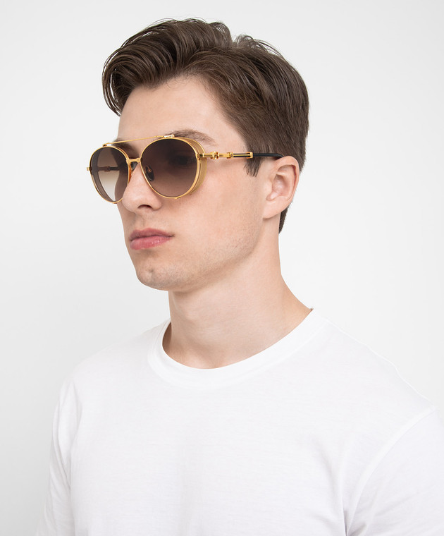 Balmain Круглые солнцезащитные очки 