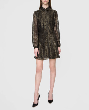 Saint Laurent Золотисту сукню 533056Y020U