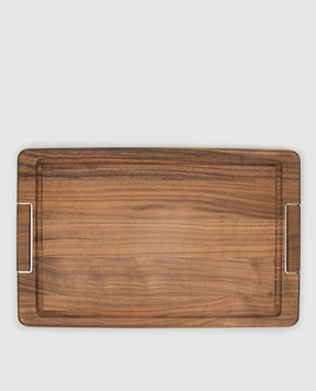 Lorenzi MIlano Wooden cutting board with handles 7275155