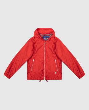 Stefano Ricci Детская красная куртка в узор YDJ8200070HN0036