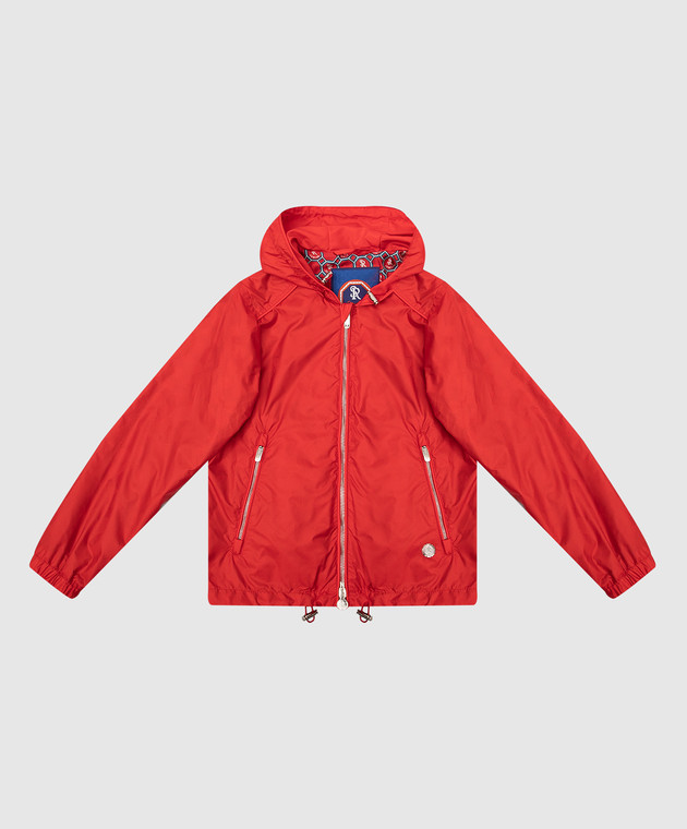 Stefano Ricci Детская красная куртка в узор YDJ8200070HN0036