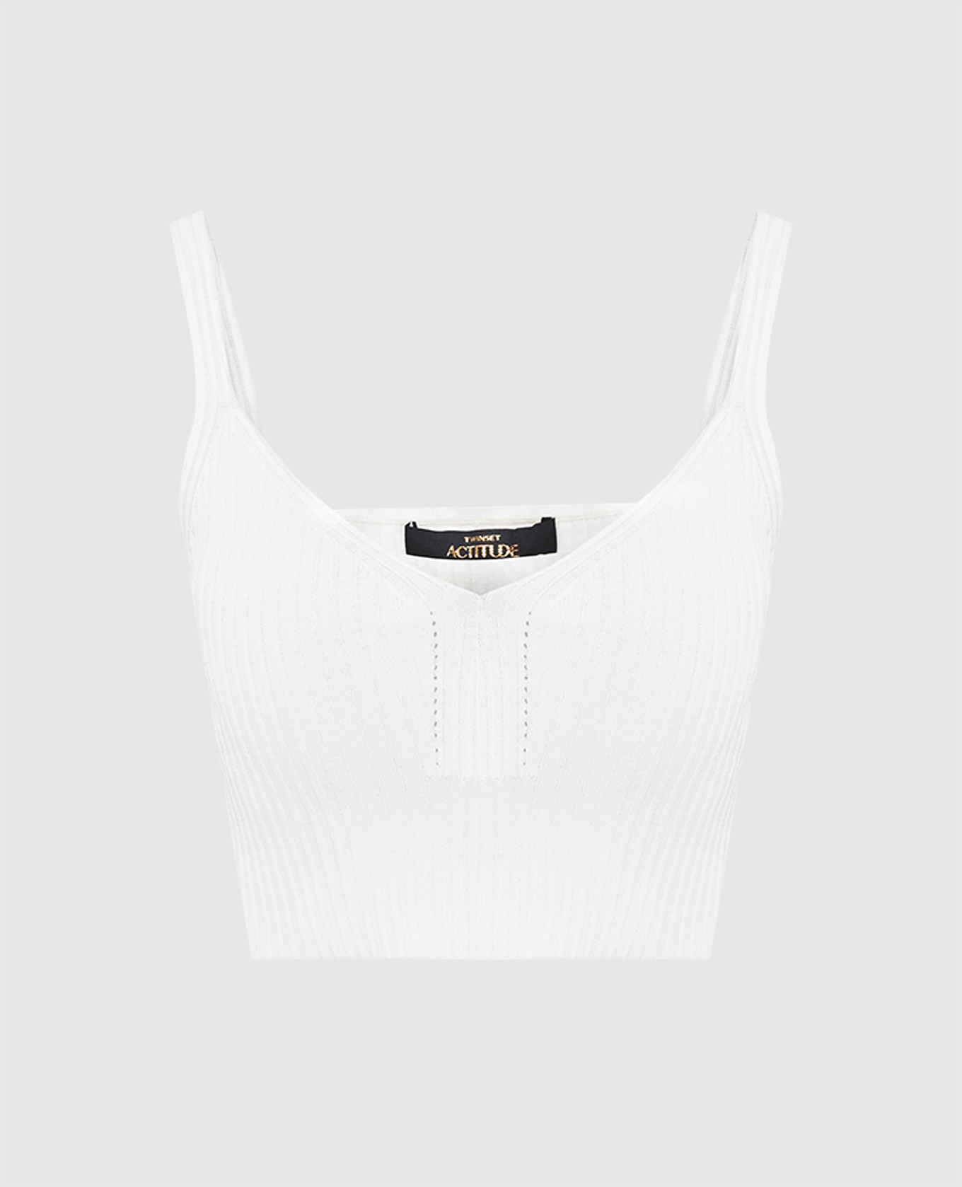 

Светло-бежевый топ Twin Set Actitude, Топы