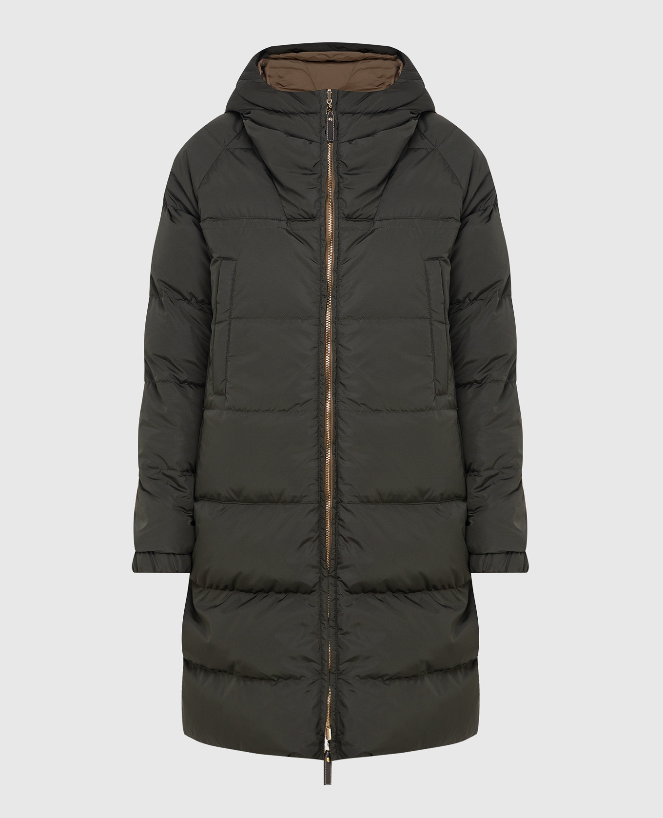 

Двусторонняя пуховая куртка Sportl Max Mara, Тёмно-зеленый, Куртки